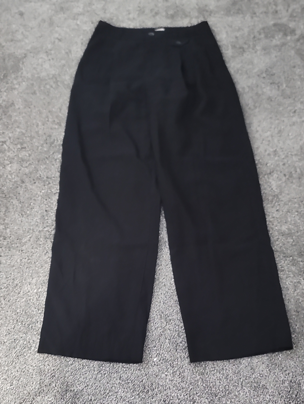 Classic Black Wide-Leg Womens Pants